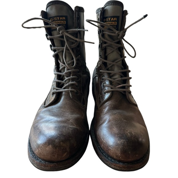 G-Star Raw Men's Patton-IV-Marker High Leather Boots GS11810/066 US 8 EU 41 B4 - Picture 2 of 12